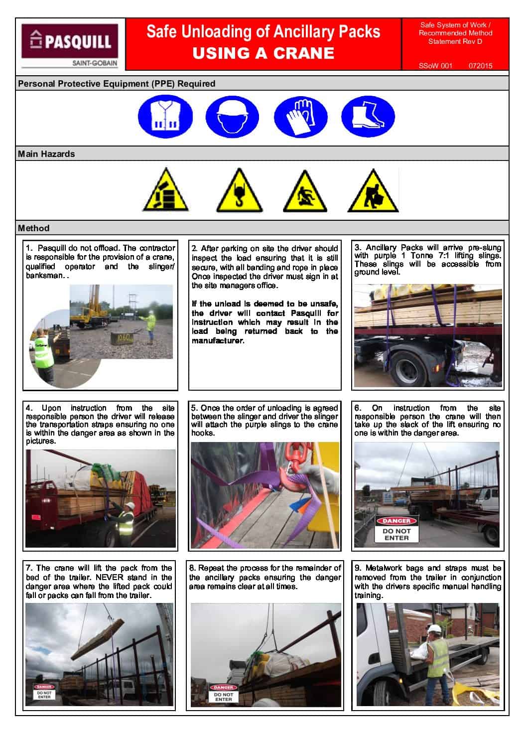 Resources - Health & Safety Documents | Pasquill Roof Trusses